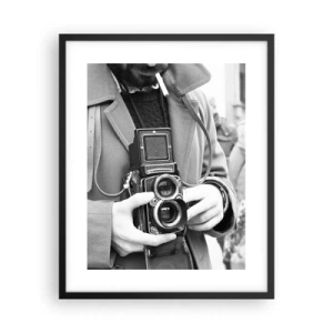 Poster in einem schwarzem Rahmen - Retro-Stil - 40x50 cm