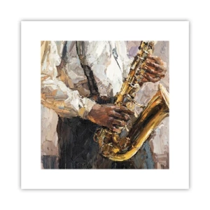 Poster - Zeit fürs Solo - 30x30 cm