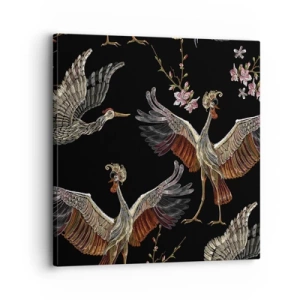 Bild auf Leinwand - Leinwandbild - Märchenvogel - 30x30 cm