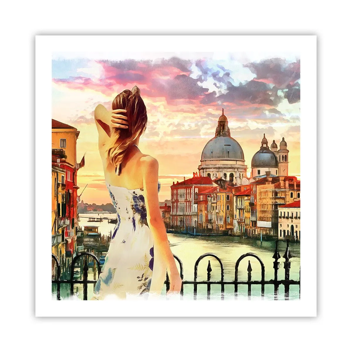 Poster - Als Abenteuer nur in ... - 60x60 cm