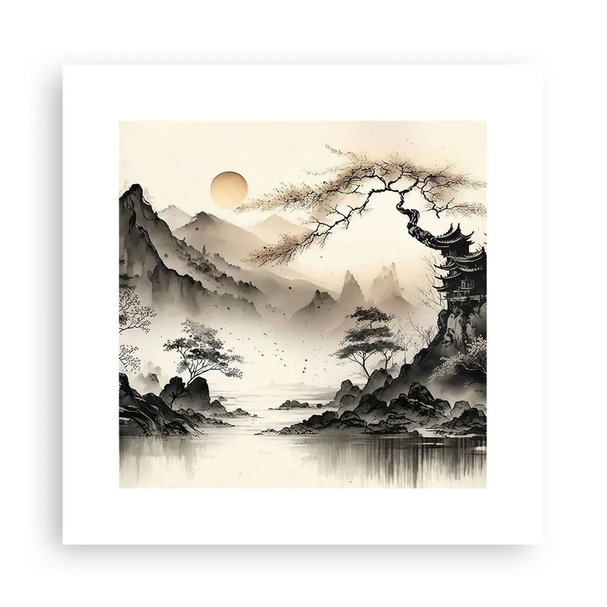 Poster - Einzigartiger Charme des Orients - 30x30 cm