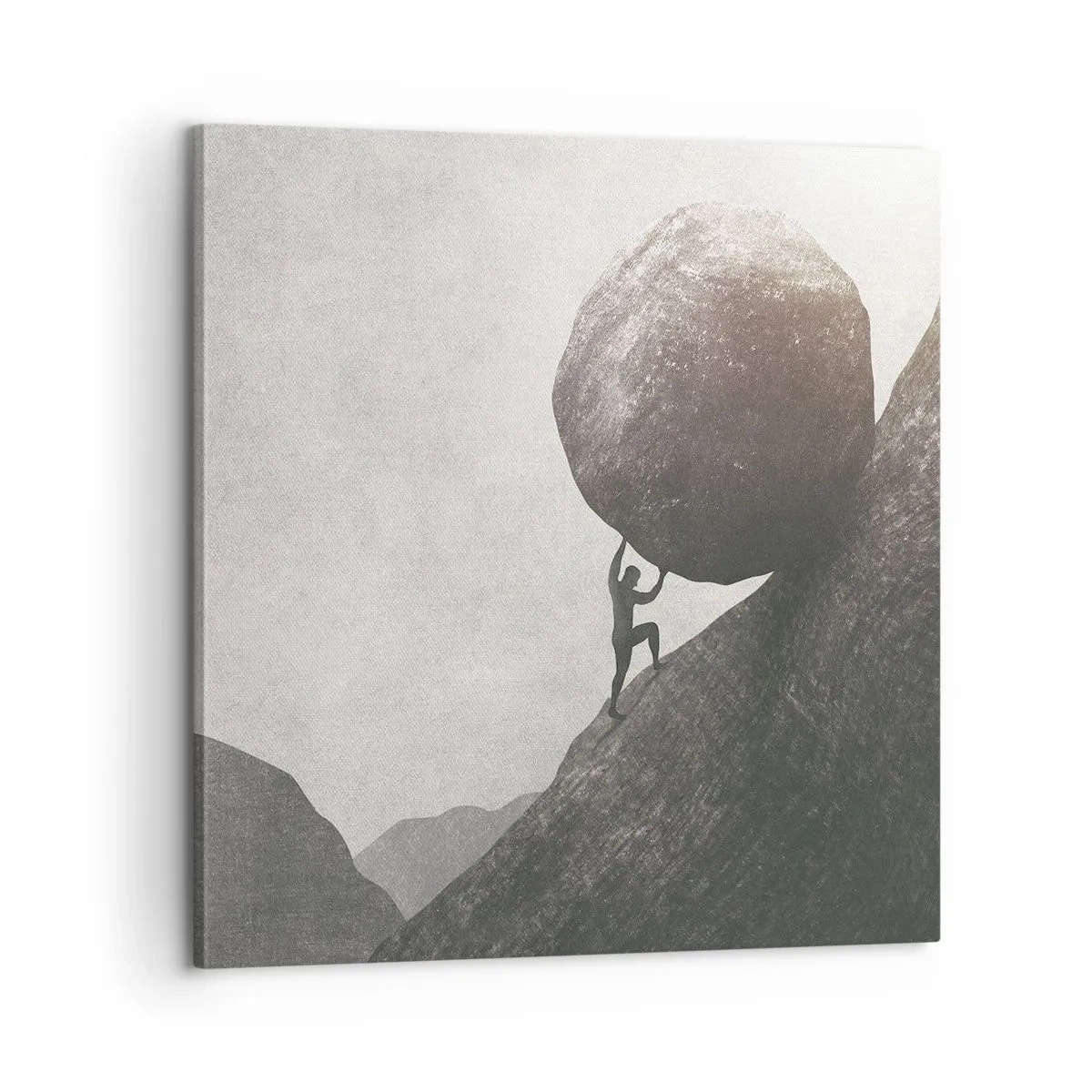 Bild auf Leinwand - Leinwandbild - Ich glaube wider alle Hoffnung - 60x60 cm