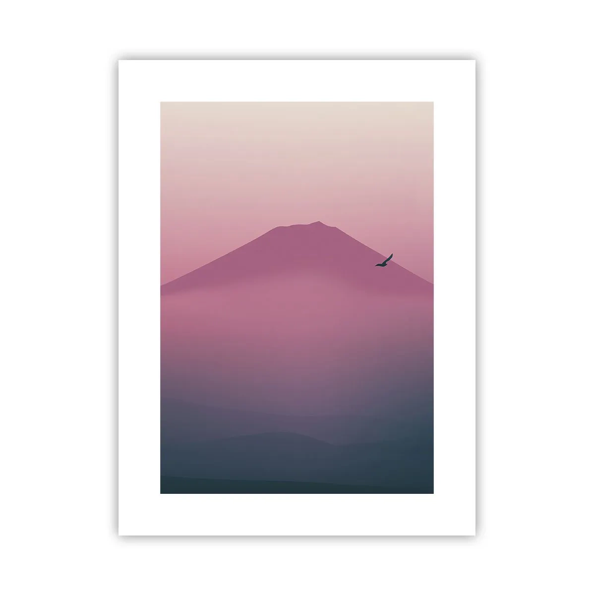 Poster - Wanderer über den Wolken - 30x40 cm