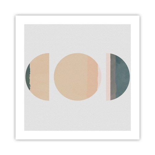 Poster - Ein Rad hinter dem anderen… - 50x50 cm