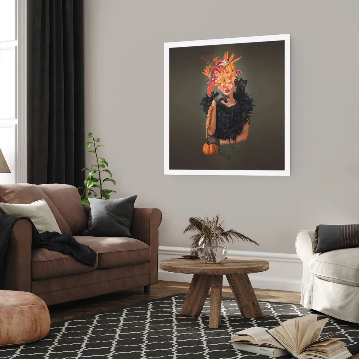 Poster - Der Zauber einer Hexe - 30x30 cm