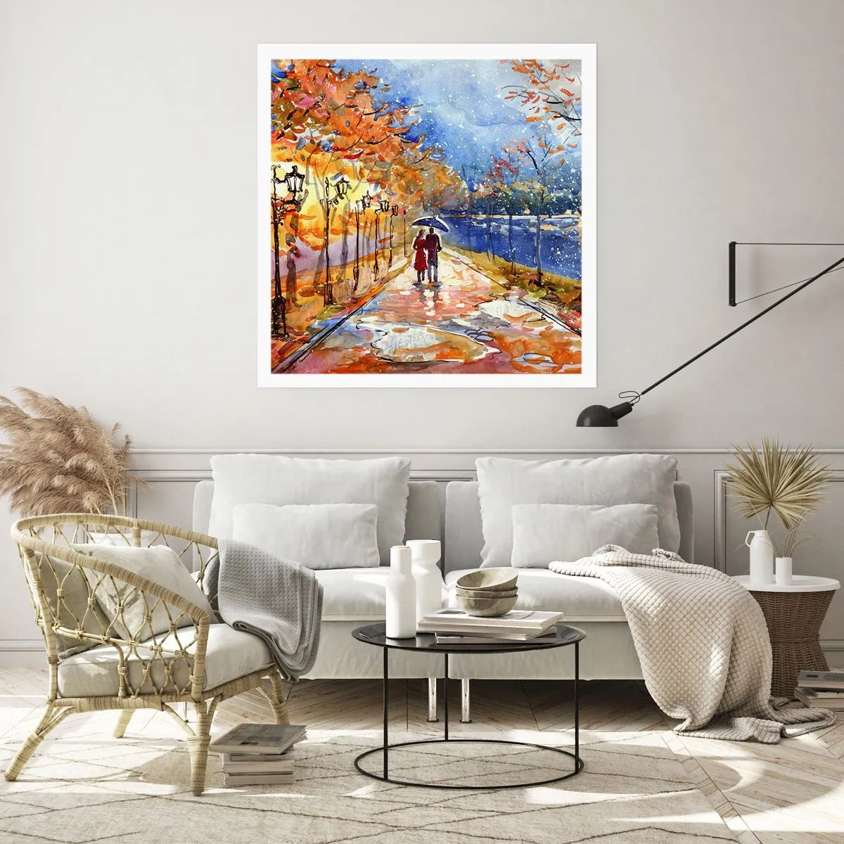 Poster - Gemeinsam bis an die Grenze der Zeit - 40x40 cm