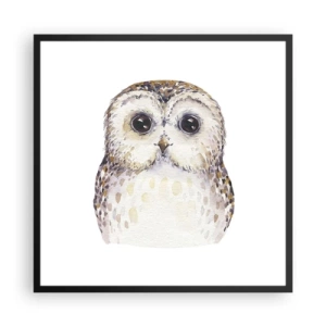 Poster in einem schwarzem Rahmen - Schau mir in die Augen - 60x60 cm