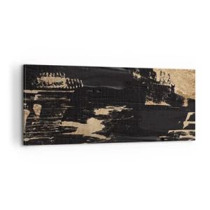 Bild auf Leinwand - Leinwandbild - Spur einer Berührung - 100x40 cm