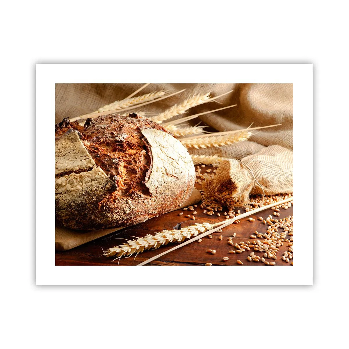 Poster - Appetitanregend, duftend, knackig - 50x40 cm