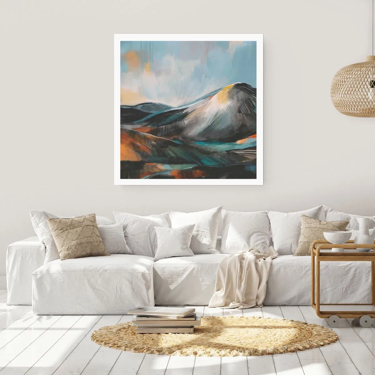 Poster - Roh und schön - 50x50 cm