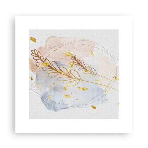 Poster - Goldenr Hauch - 30x30 cm
