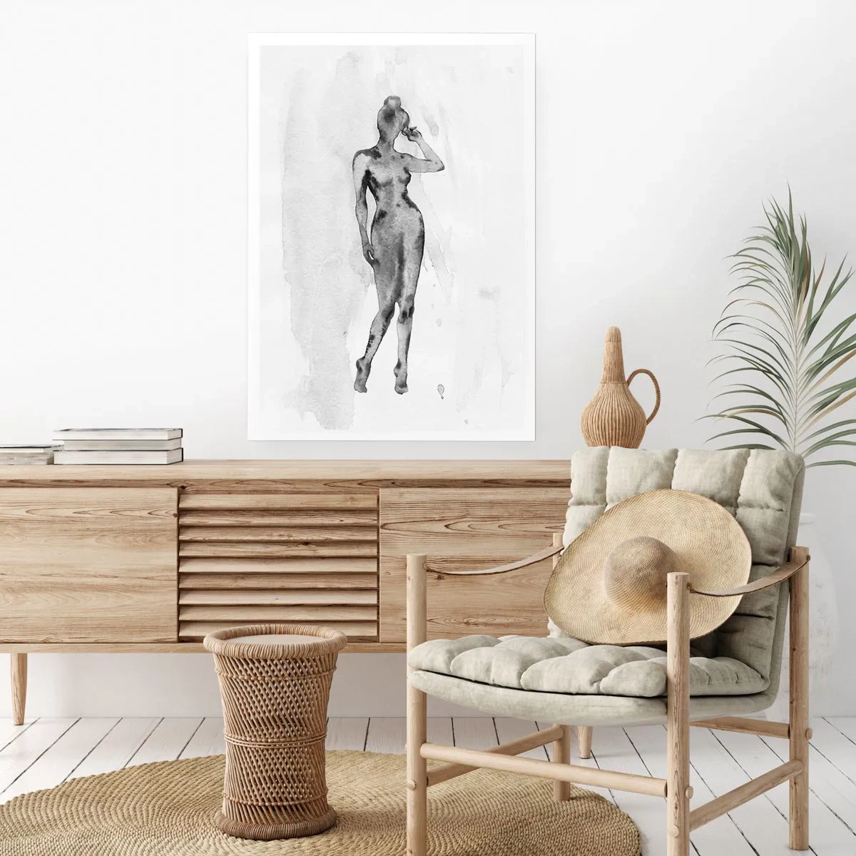 Poster - Eine Studie über das Ideal der Weiblichkeit - 61x91 cm