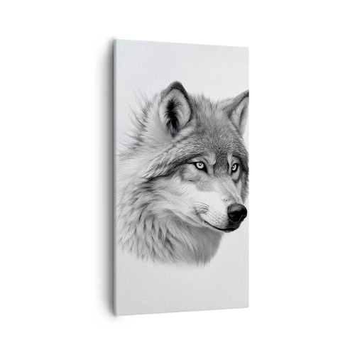 Bild auf Leinwand - Leinwandbild - Alpha – ohne Zweifel - 55x100 cm