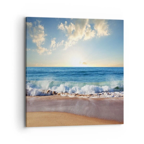 Bild auf Leinwand - Leinwandbild - Bewegung und Stille zugleich - 70x70 cm