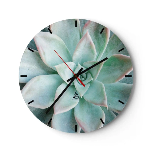 Wanduhr - Glasuhr - Das Herz der Wüste - 40x40 cm