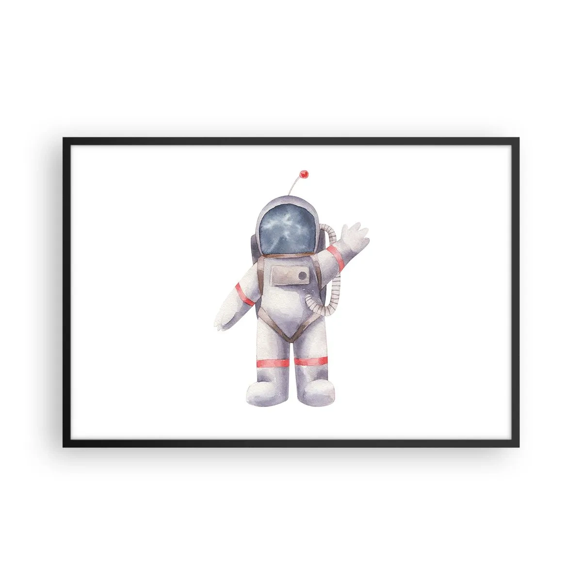 Poster in einem schwarzem Rahmen - Bis dann! - 91x61 cm