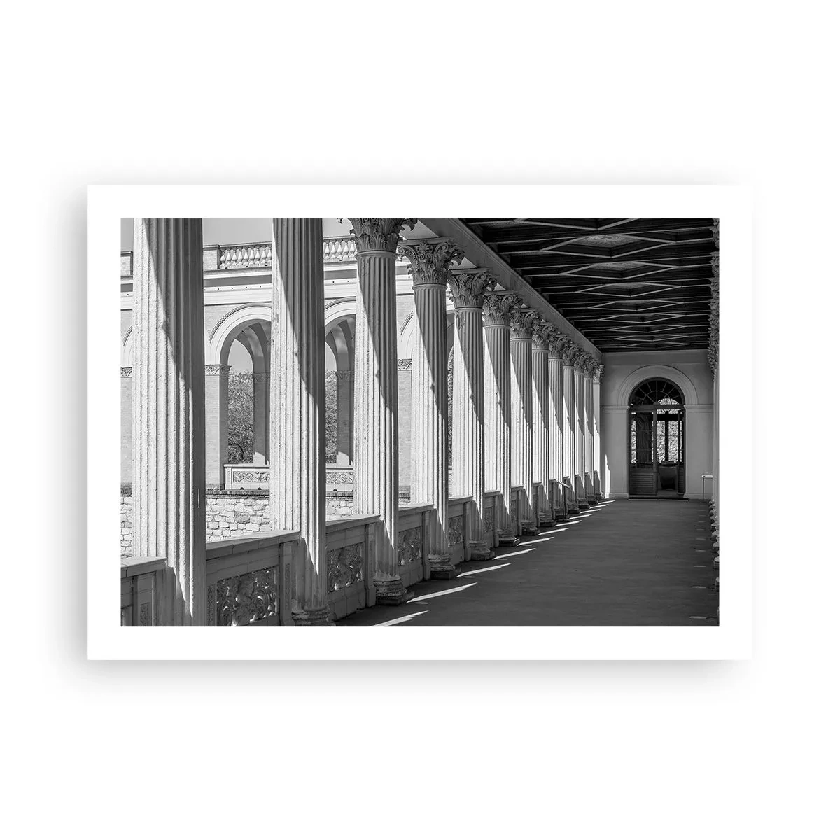 Poster - Sonnige Arkade - 70x50 cm