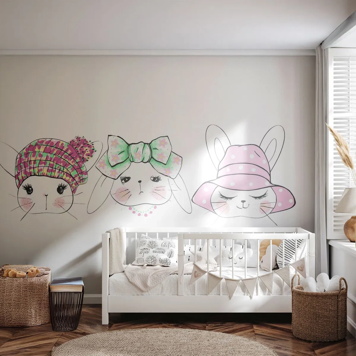 Fototapete Premium Sand - Nachdenklich, traurig, zufrieden - Für Kinder, Grafik, Illustration - 100x70 cm