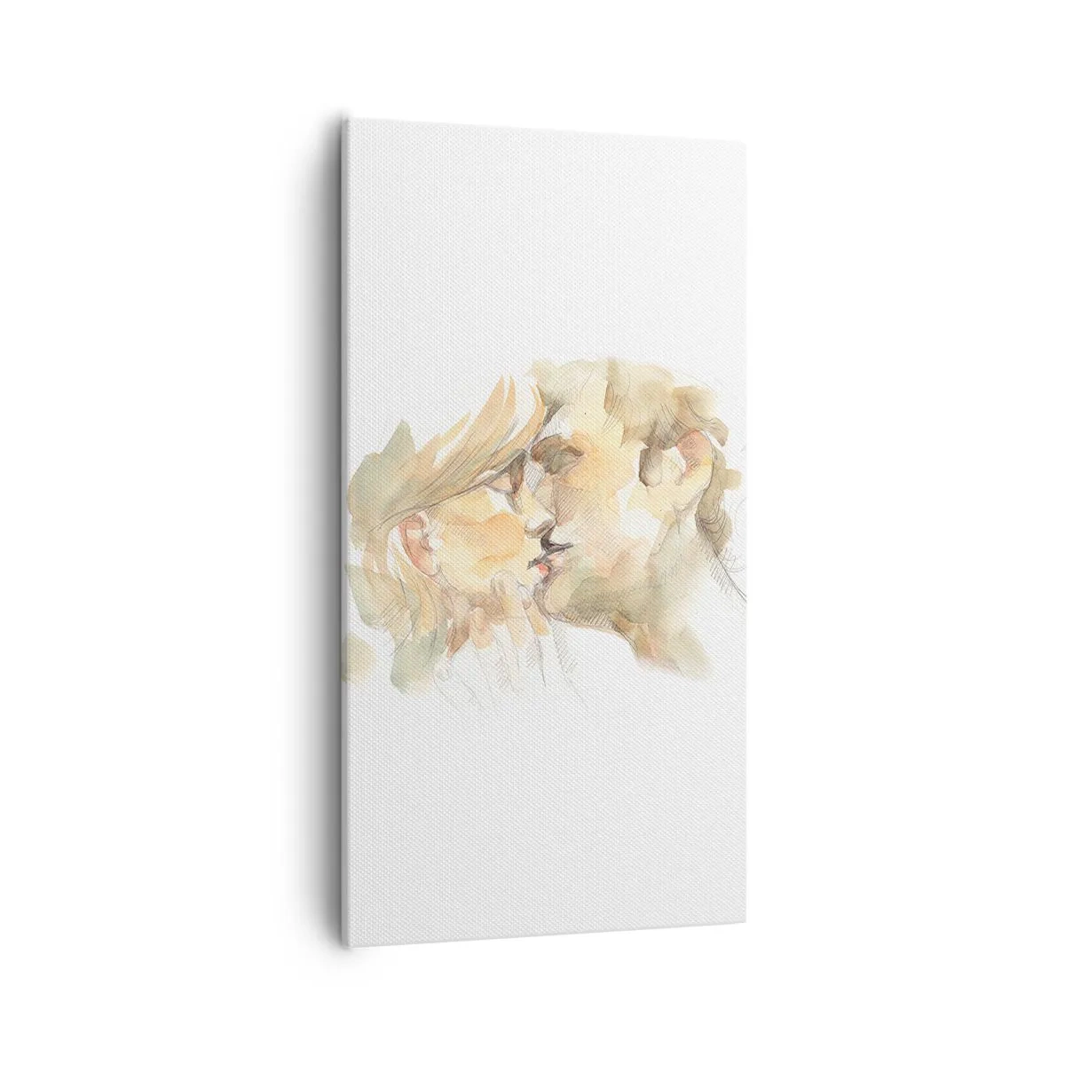 Bild auf Leinwand - Leinwandbild - Hälfte gefunden? - 55x100 cm