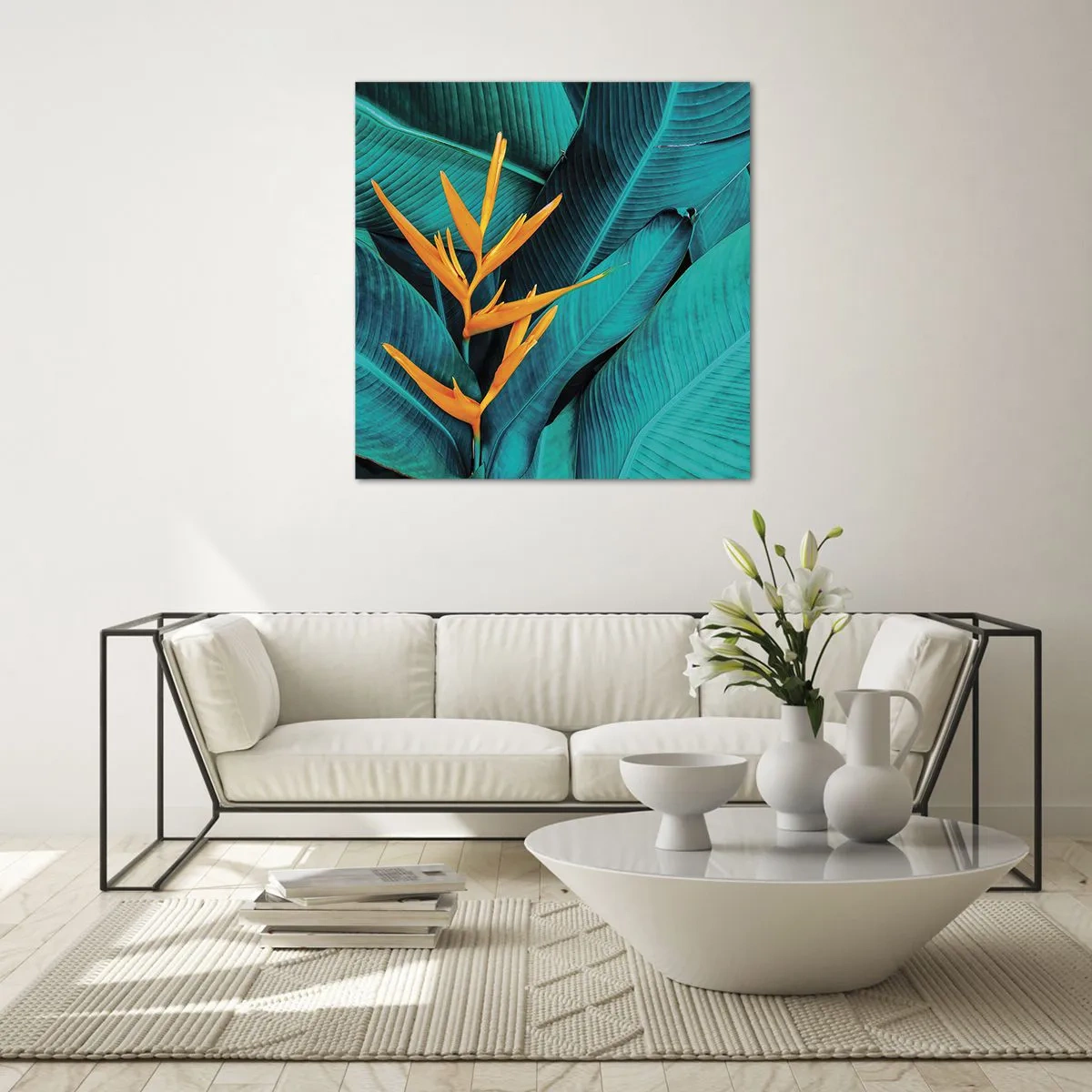 Glasbild - Bild auf glas - Eden-Blume - 40x40 cm