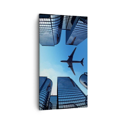 Bild auf Leinwand - Leinwandbild - Der Blick aus der Glasschlucht - 45x80 cm