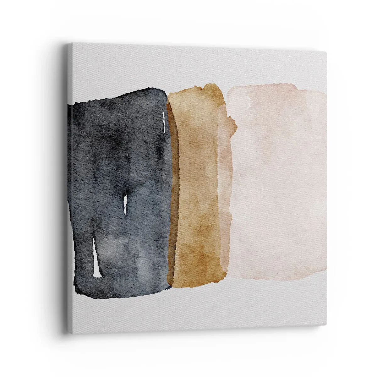 Bild auf Leinwand - Leinwandbild - Die Komposition der Farben der Erde - 40x40 cm