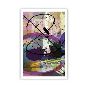 Poster - Du kannst geradeaus oder umhergehen - 61x91 cm