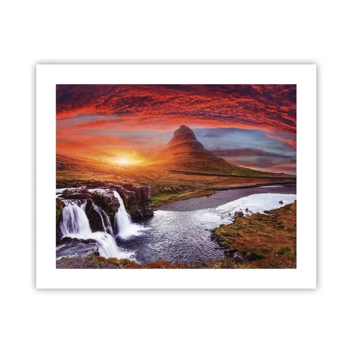 Poster - Ein Blick auf Mittelerde - 50x40 cm