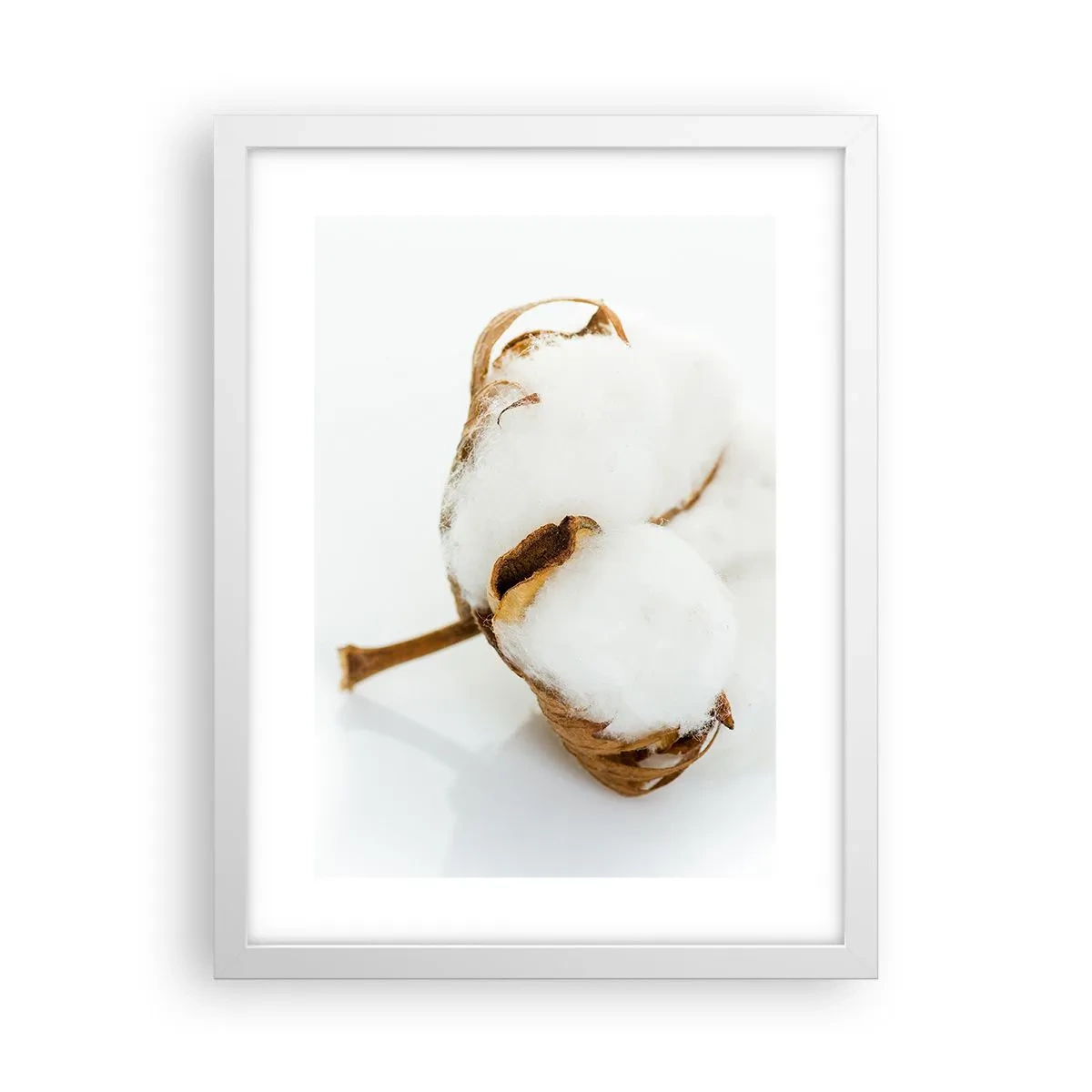 Poster in einem weißen Rahmen - Von Natur aus weich - 30x40 cm