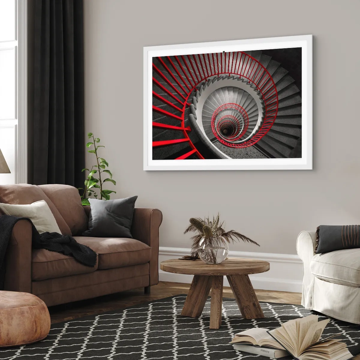 Poster in einem weißen Rahmen - Architekturspaß - 91x61 cm