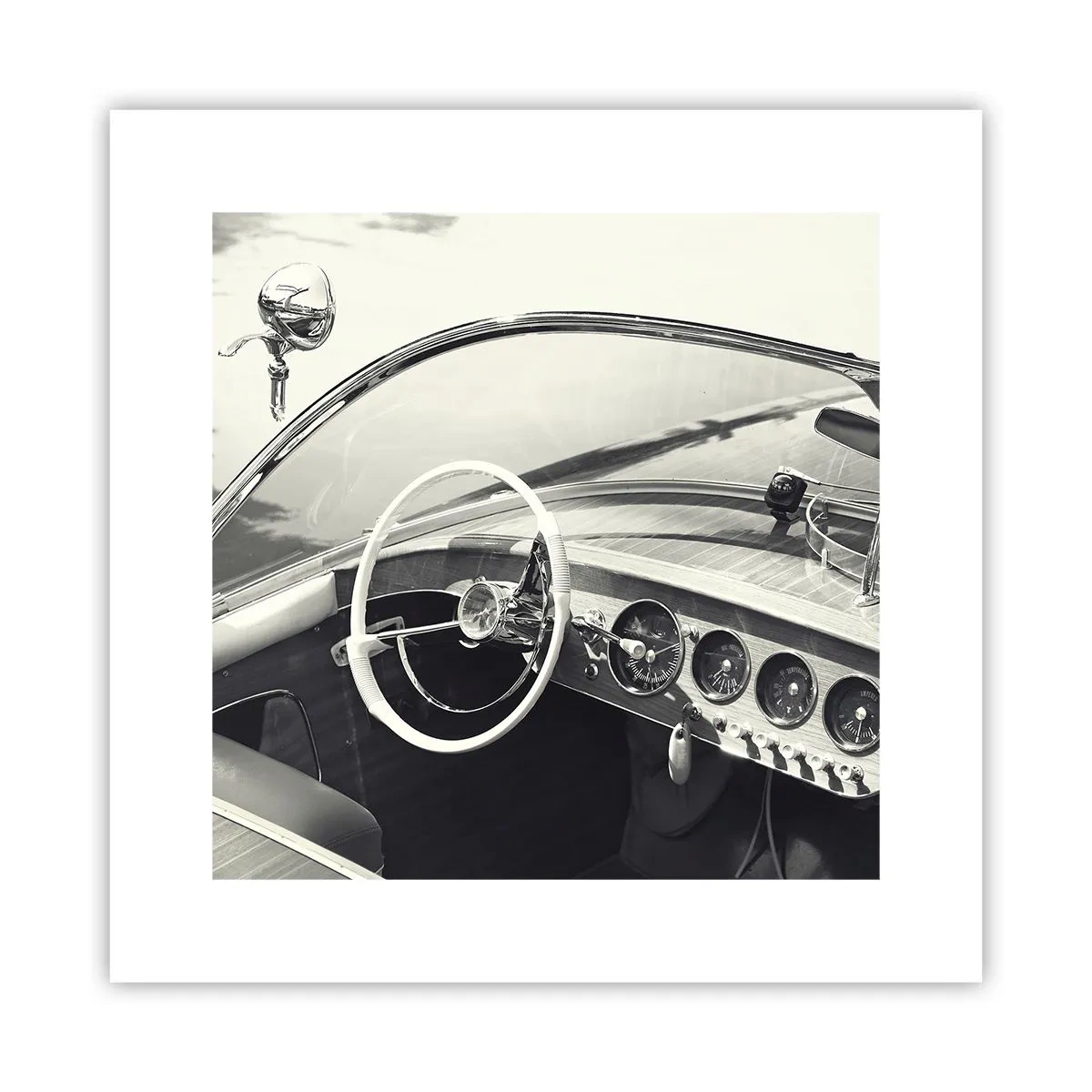 Poster - Wetter für die Reichen - 30x30 cm