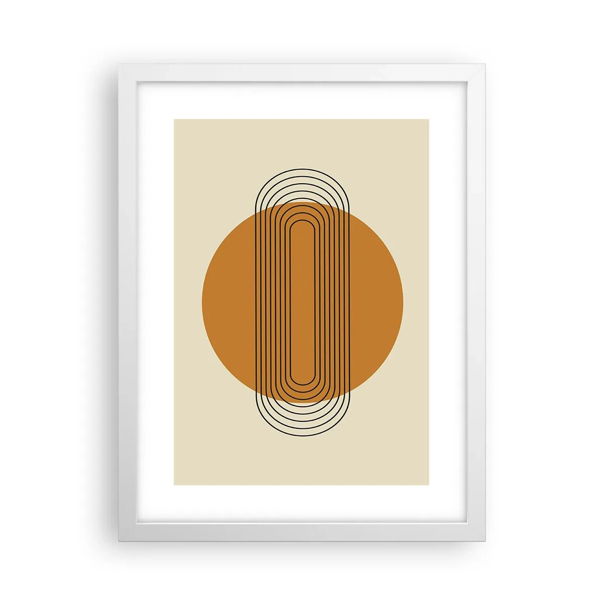 Poster in einem weißen Rahmen - Perfekter Plan - 30x40 cm