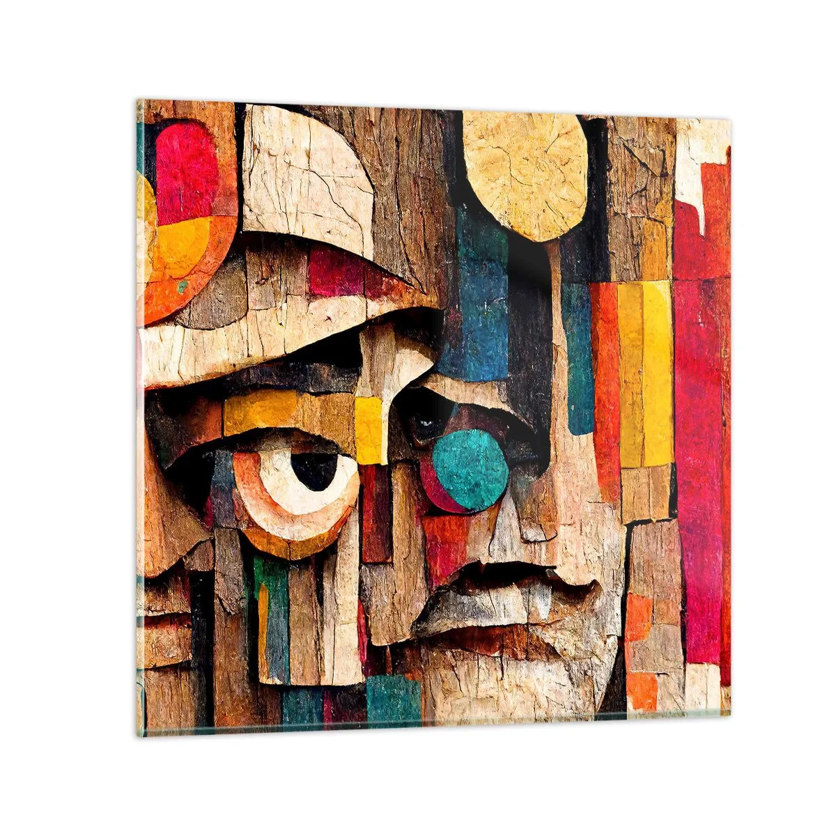 Glasbild - Bild auf glas - Ich sehe dich… - 40x40 cm