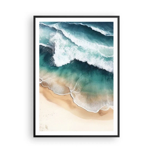 Poster in einem schwarzem Rahmen - Das ewige Treffen - 70x100 cm