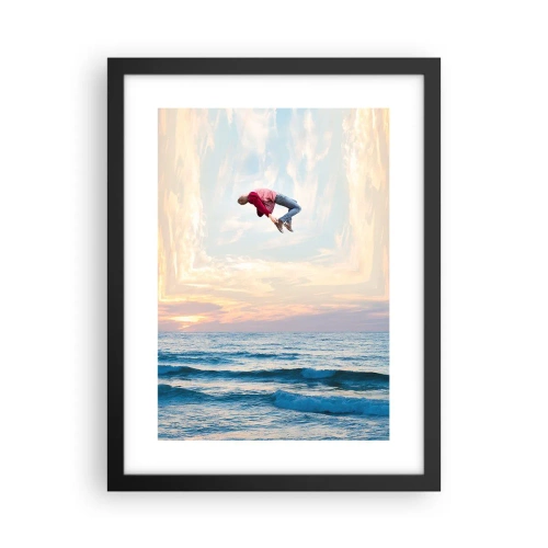 Poster in einem schwarzem Rahmen - In eine andere Dimension - 30x40 cm