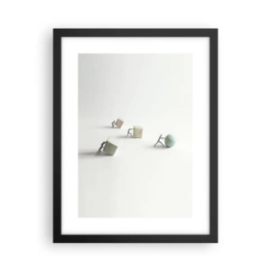 Poster in einem schwarzem Rahmen - Pures Leben - 30x40 cm