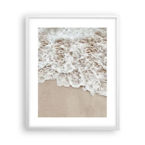 Poster in einem weißen Rahmen - Ich komme gleich wieder - 40x50 cm