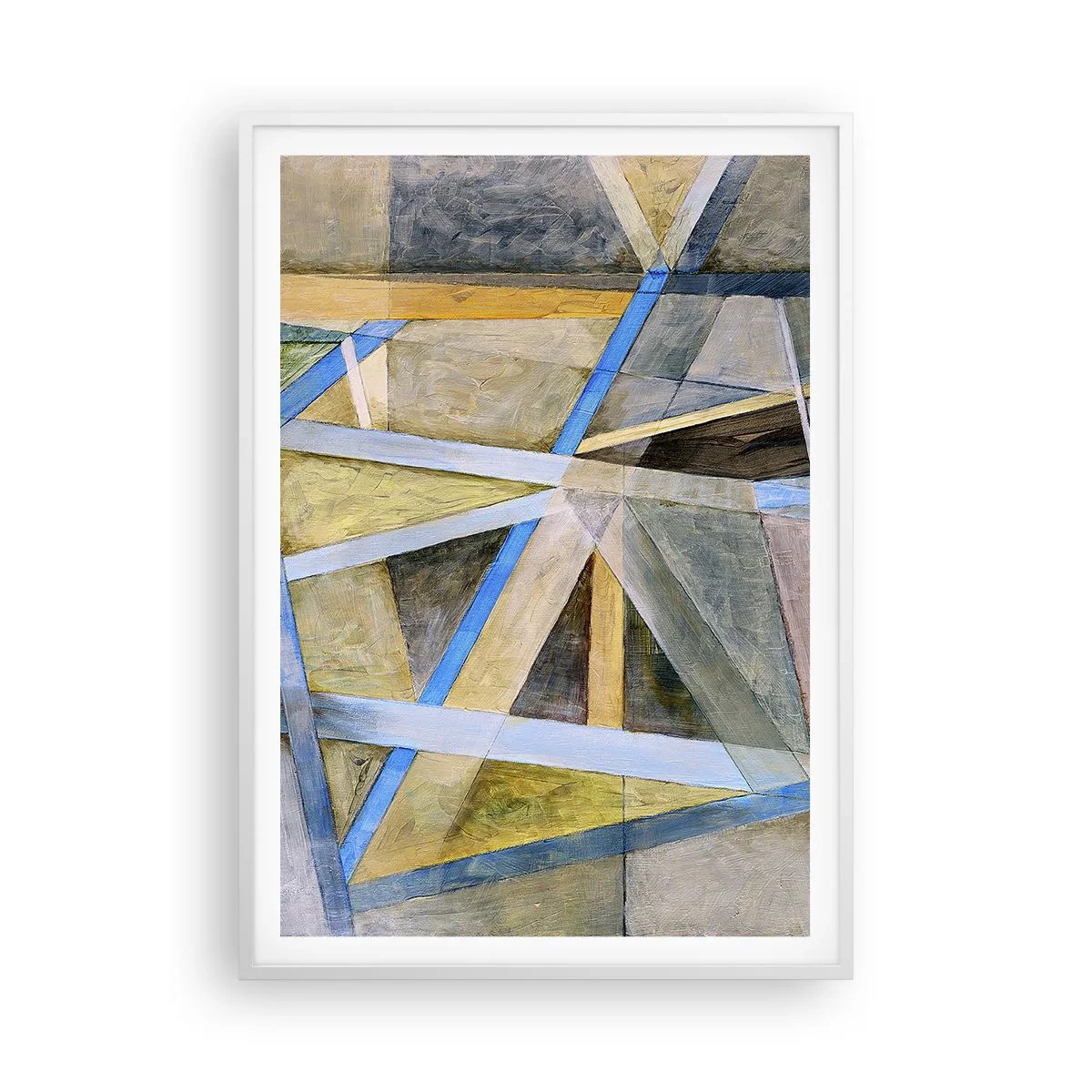 Poster in einem weißen Rahmen - Gerade oder diagonal? - 70x100 cm