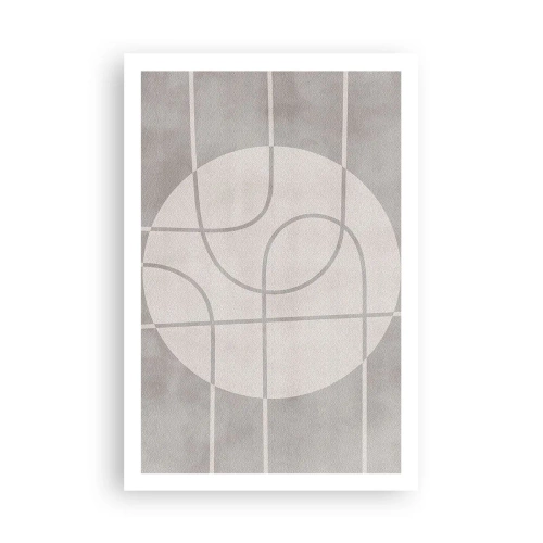 Poster - Kreisförmig und geradeaus - 61x91 cm