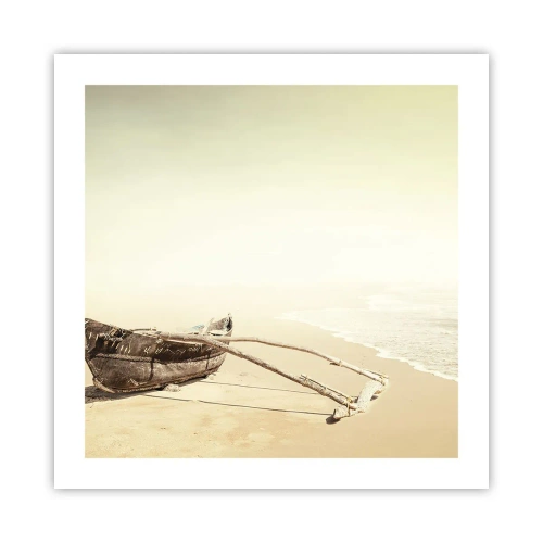 Poster - Erinnerung an die Südsee - 50x50 cm