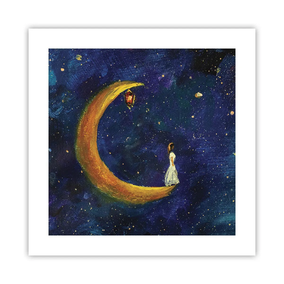 Poster - Der Ruf der Welt - 40x40 cm