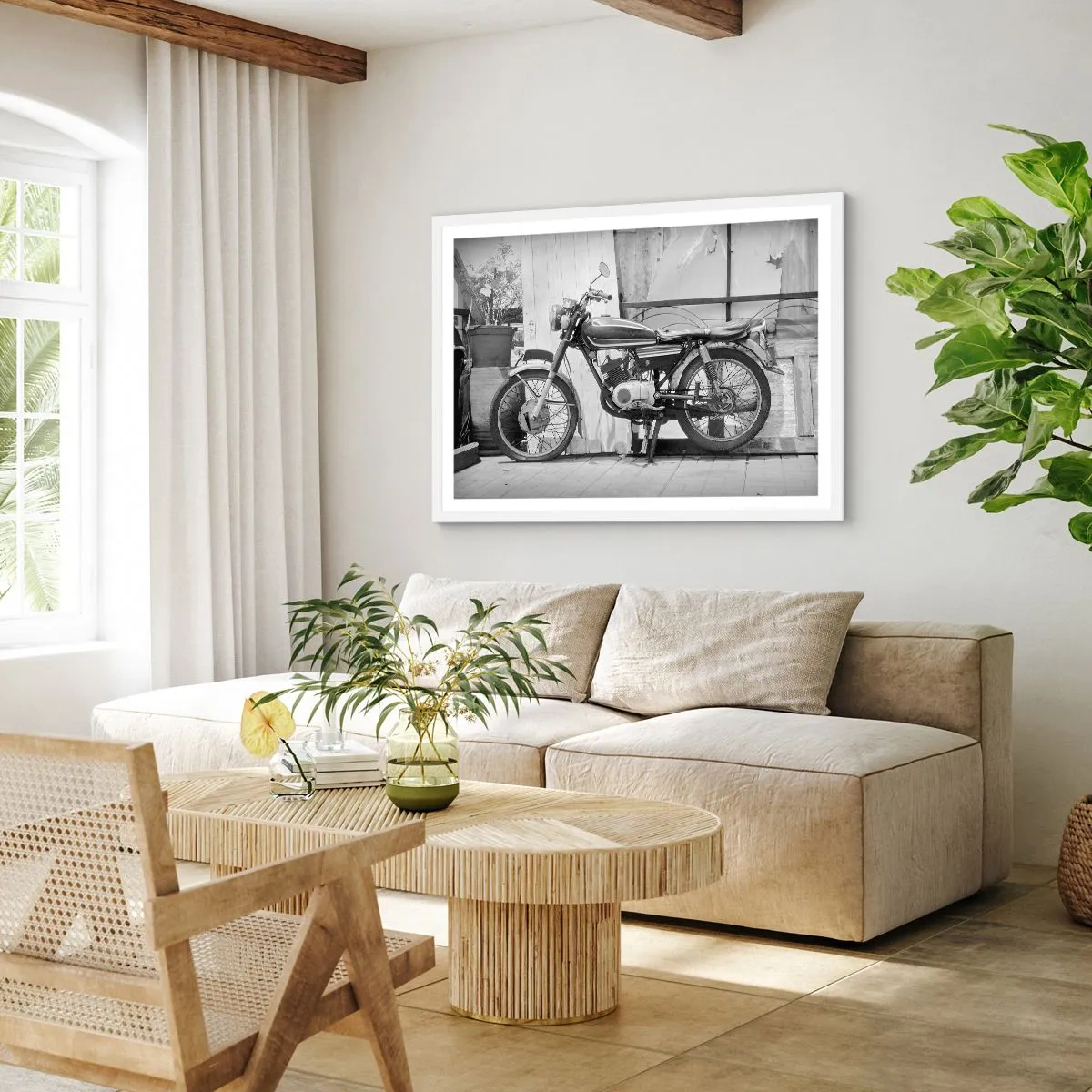 Poster in einem weißen Rahmen - Klassik über alles - 40x30 cm