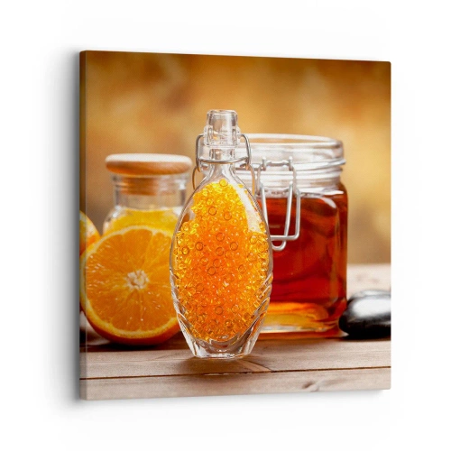 Bild auf Leinwand - Leinwandbild - Sonnige Aromen und Düfte - 30x30 cm