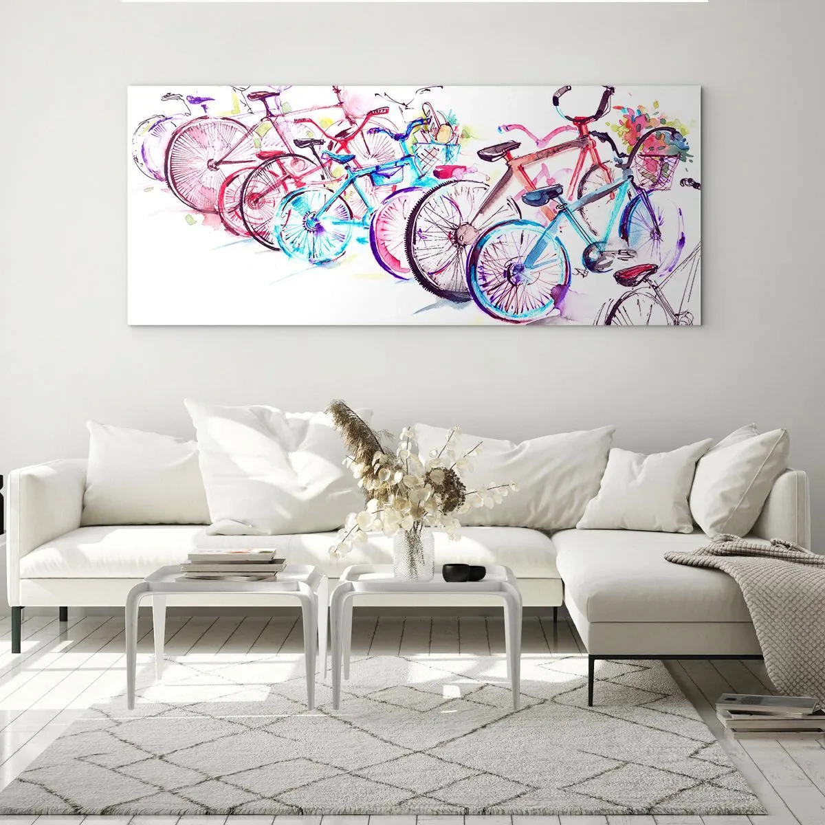 Glasbild - Bild auf glas - Kongress des Antimoto-Clubs - 90x30 cm