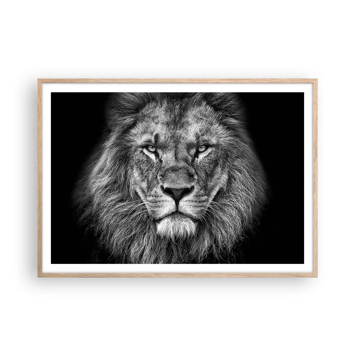 Poster in einem Rahmen aus heller Eiche - Im Krönungsgewand - 100x70 cm