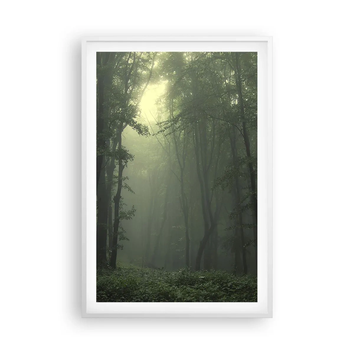 Poster in einem weißen Rahmen - Bevor er aufwacht - 61x91 cm