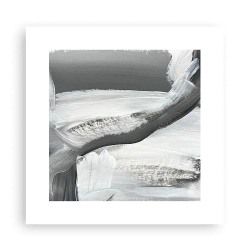 Poster - Entscheidender Schritt - 30x30 cm