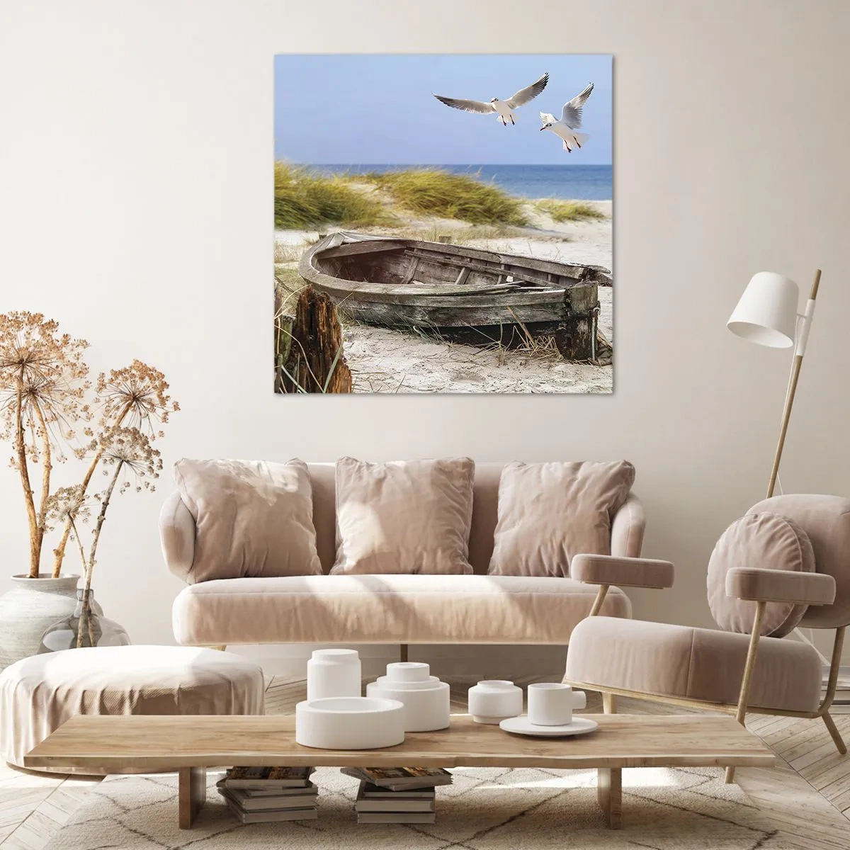 Bild auf Leinwand - Leinwandbild - In Wind gebadet - 70x70 cm