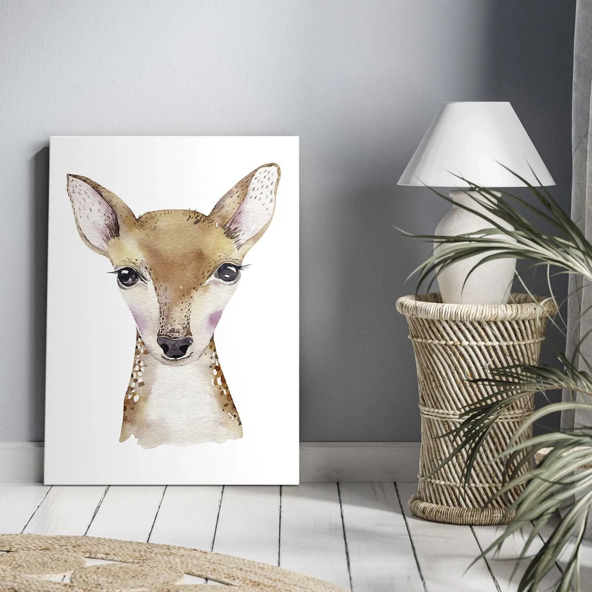 Bild auf Leinwand - Leinwandbild - Die Natur der Unschuld - 55x100 cm