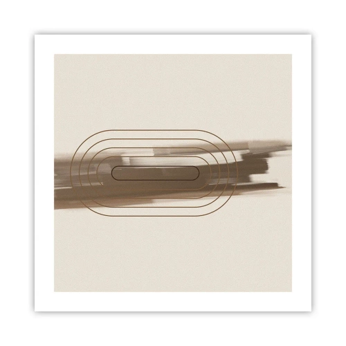 Poster - Ein Hauch von Grau - 50x50 cm